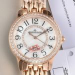 Gold Stainless Steel Jaeger LeCoultre Watches Rendez-Vous Classic Date  Rose Gold with Diamonds